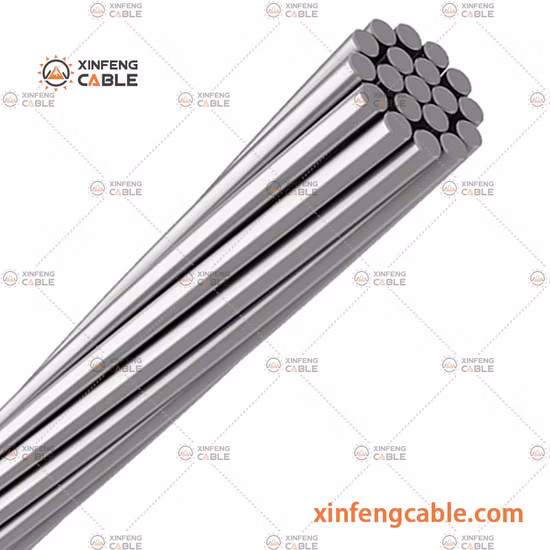 Aluminiumlegierungs-Almelec-Kabel 34,4 mm2 54,6 mm2 70 mm2 AAC AAAC ACSR Acar Bcc Accc Vollaluminiumleiter, blanker Überkopfleiter aus Legierung (95 mm und kundenspezifisch)