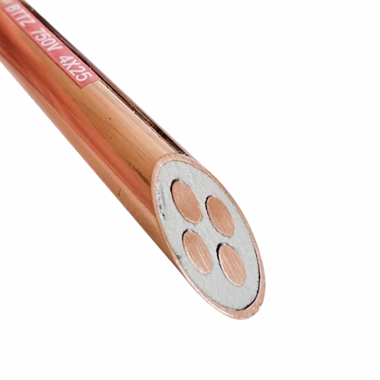 Bttz Typ Heavy Duty 750 V feuerbeständiges, mineralisoliertes Micc-Stromkabel, Aluminium-Cppper-Steuerung, elektrischer Draht, Koaxialkabel, Stromkabel